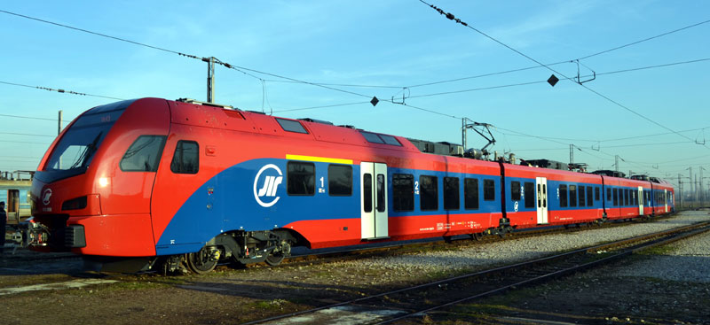 Први Штадлеров воз на прузи Београд- Нови Сад